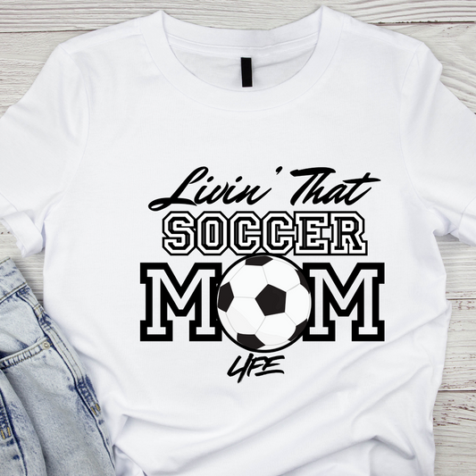 Mom  Soccer Tee